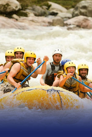 Paquetes vacacionales para hacer rafting