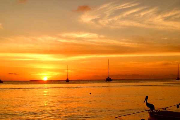 Atardecer en los roques