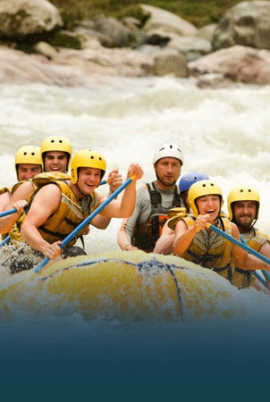 Paquetes vacacionales para hacer rafting